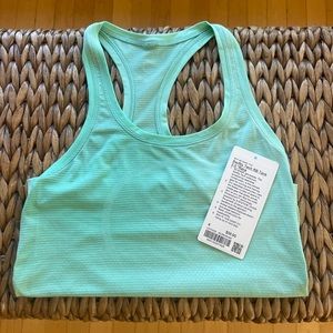 Lululemon swiftly tech RB tank 2.0 race mint color size 4